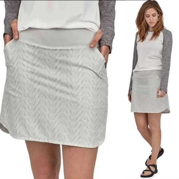 Patagonia Dresses & Skirts - Patagonia Tech Skort Fishing Outdoor Gray Bluff River Large